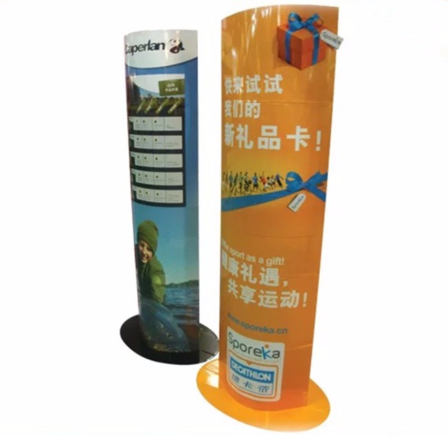 Advertising display stand mall promotion activities floor-standing shopping mall poster display stand 4