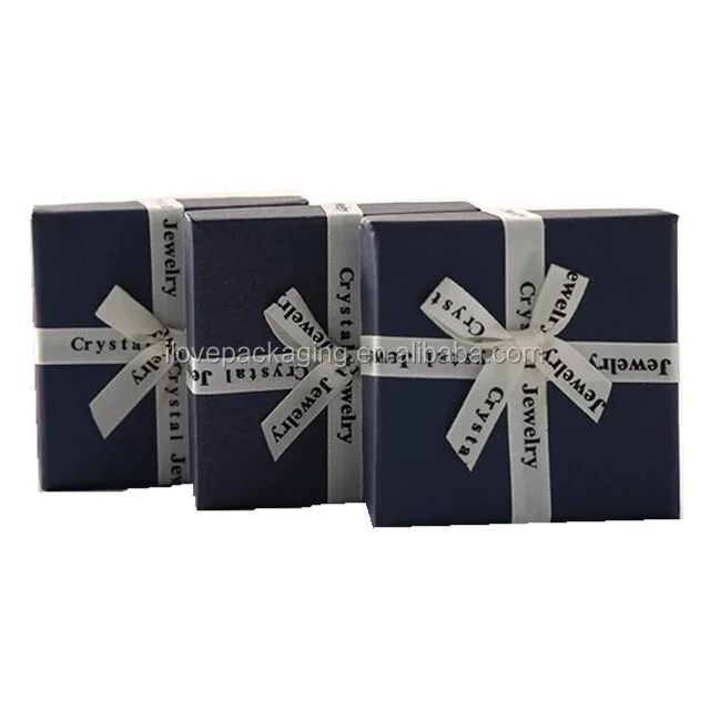 Custom print jewelery decorative box luxury paper ring packaging to send people birthday gift packaging accessories box 1