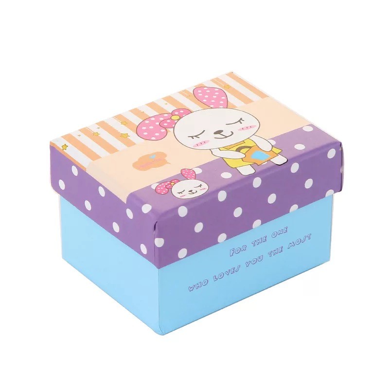 Punte di gioielli stampati personalizzati decorativi anelli di carta di lusso per inviare la scatola degli accessori per imballaggi regalo di compleanno per le persone 12