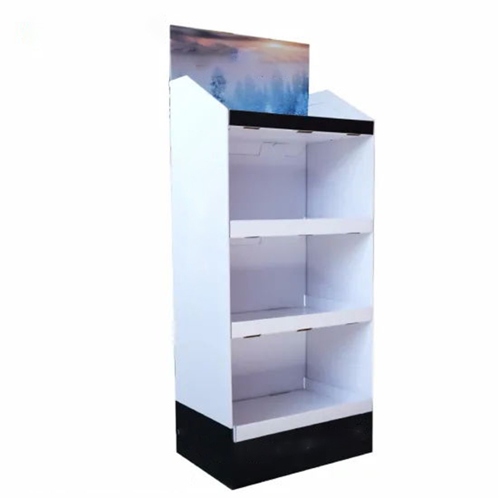OEM aanpasbaar papier wijnstandaard bakkerij Display Stand Supermarket winkelcentrum wijndisplay rack 8