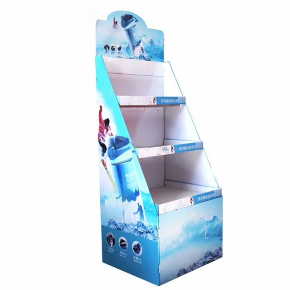 OEM aanpasbaar papier wijnstandaard bakkerij Display Stand Supermarket winkelcentrum wijndisplay rack 10