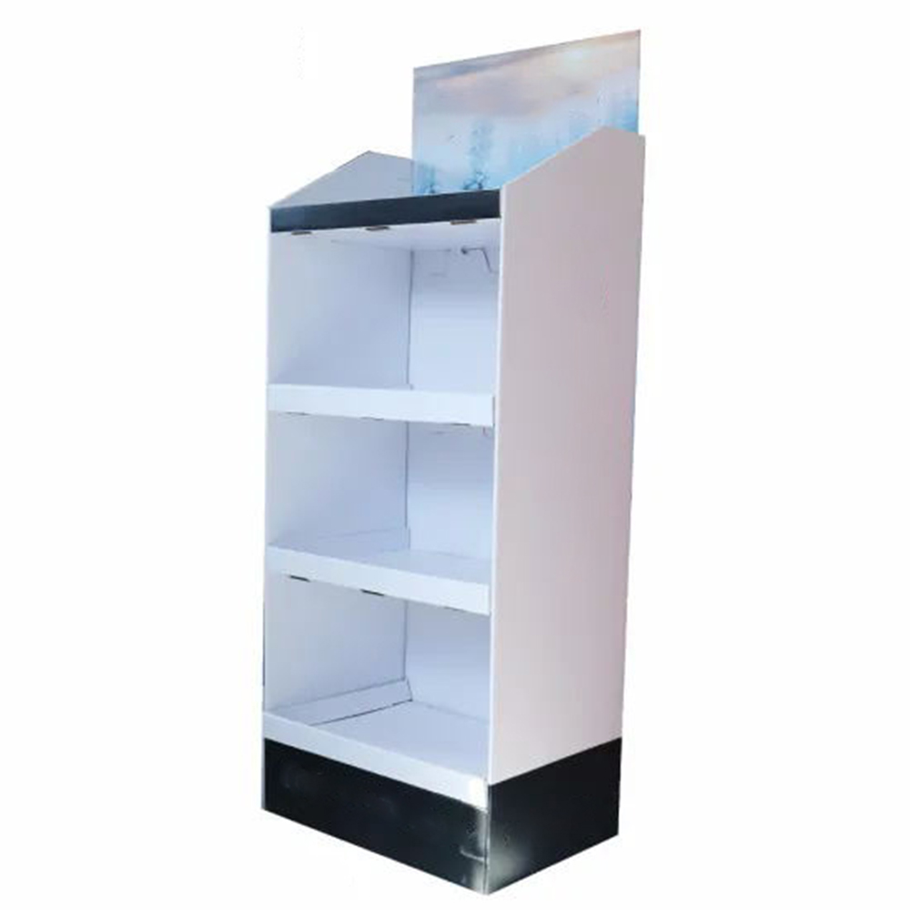OEM aanpasbaar papier wijnstandaard bakkerij Display Stand Supermarket winkelcentrum wijndisplay rack 18