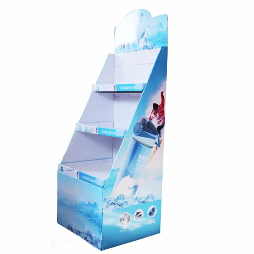 OEM aanpasbaar papier wijnstandaard bakkerij Display Stand Supermarket winkelcentrum wijndisplay rack 12
