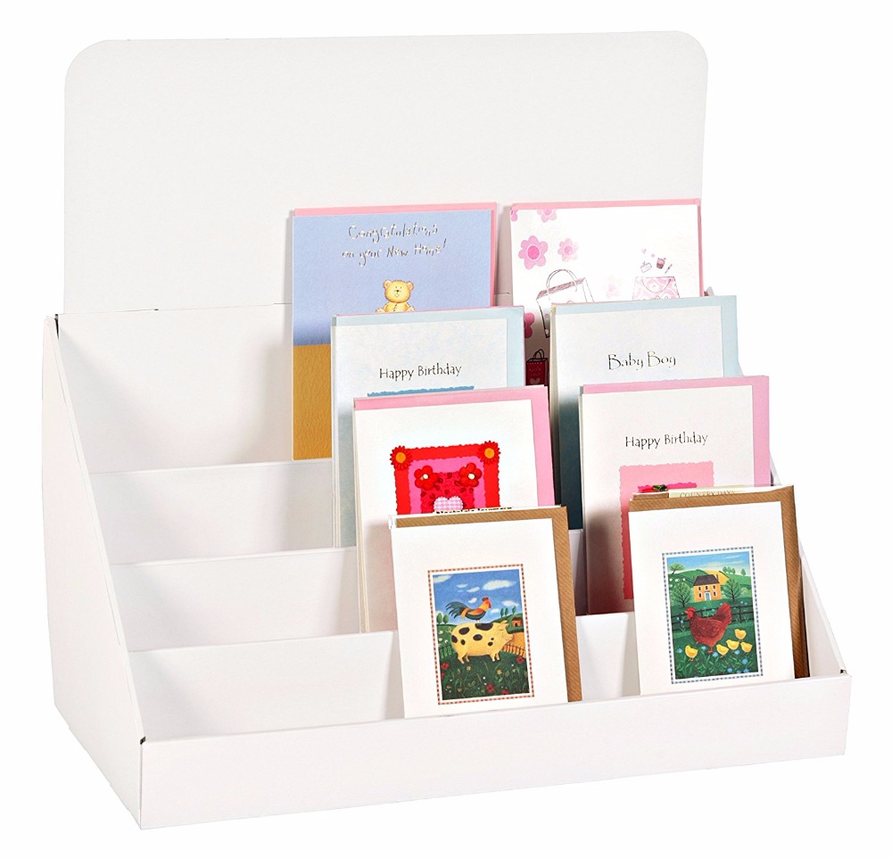 Display Counter Cardboard wenskaart geeft stand voor A5- en A6 -kaarten 11