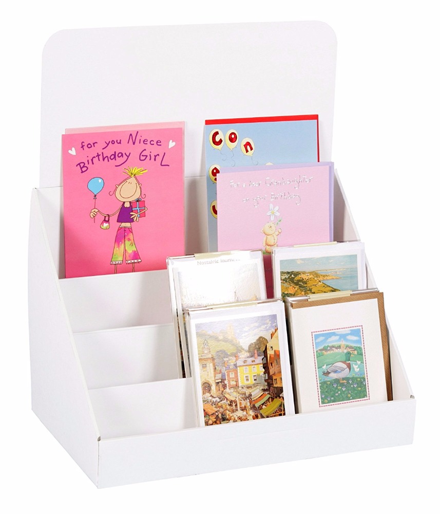 Display Counter Cardboard wenskaart geeft stand voor A5- en A6 -kaarten 5