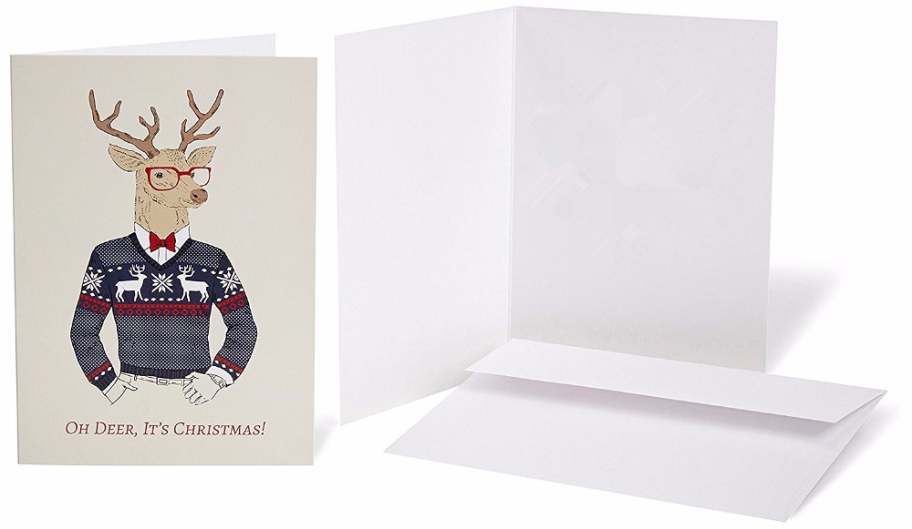 leere Geschenkkarte in einer Grußkarte mit Umschlag 7