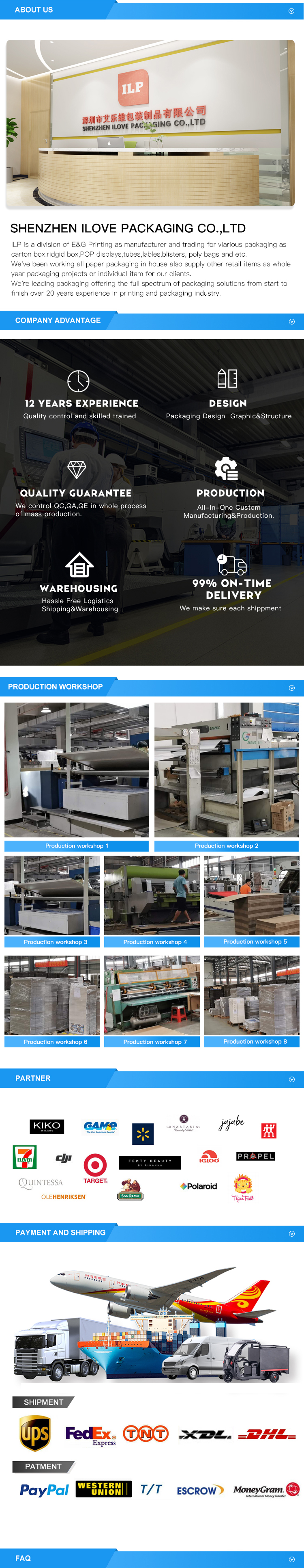 Ilove Packaging | Aanbod van staande reclamedisplays voor de bovenste verdieping 24