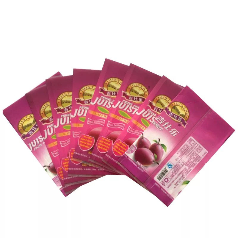 Customized reusable fruit juice beverage food packaging bag/vertical nozzle bag with top stand-up pouch, zipper lock pouch 14