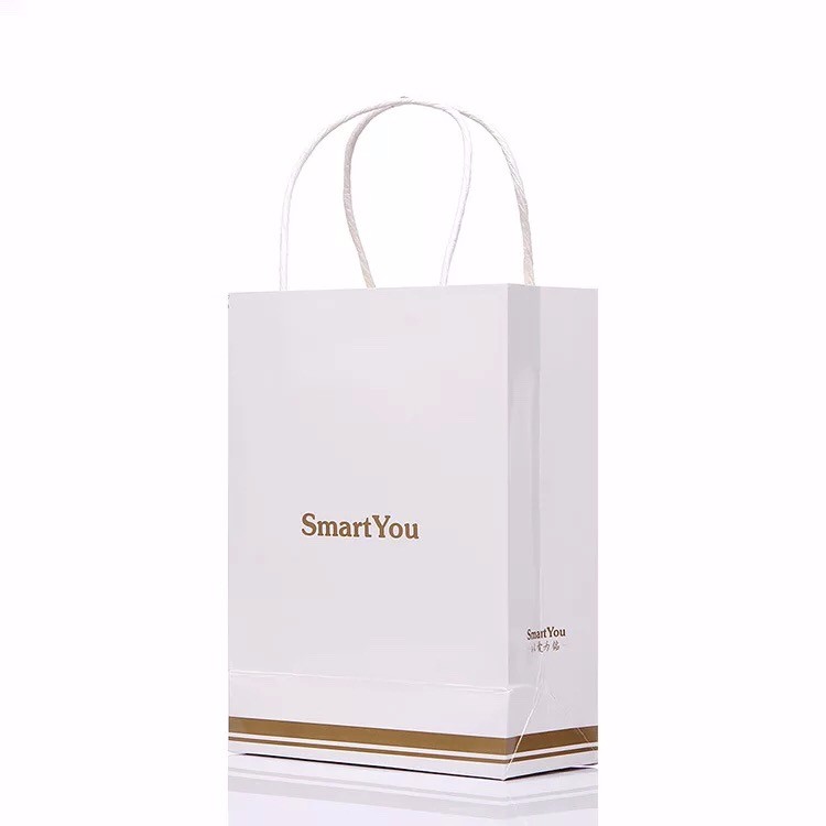 Customized fashion shopper tote bag, reusable recycled eco-kraft paper fabric shopping bag, hot selling product 22