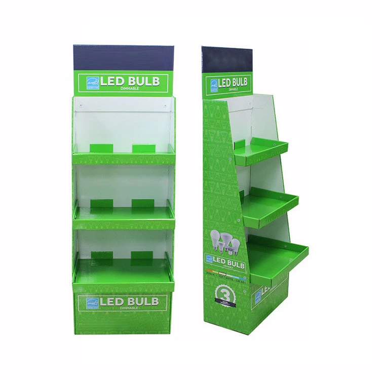 Retail carton display promotion corrugated cardboard paper supermarket promotion activities food popular floor stand 1
