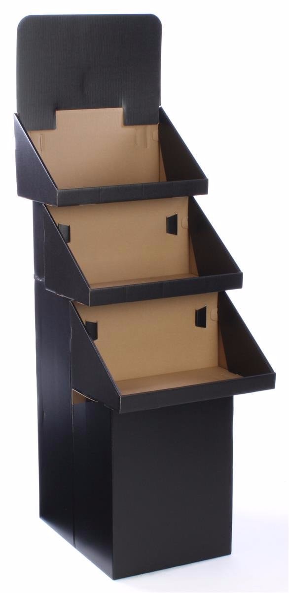 عرض منتجات ألبان منبثقة المطبوعة مخصصة موقف مموجة من الورق المقوى من الورق المقوى الشريرة شريرة السوبر ماركت. 7