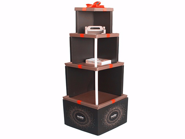 Advertising Brochure Paper Shop Display Stand Display Stand Exhibition Greeting Card Products Cardboard Display Stand 4