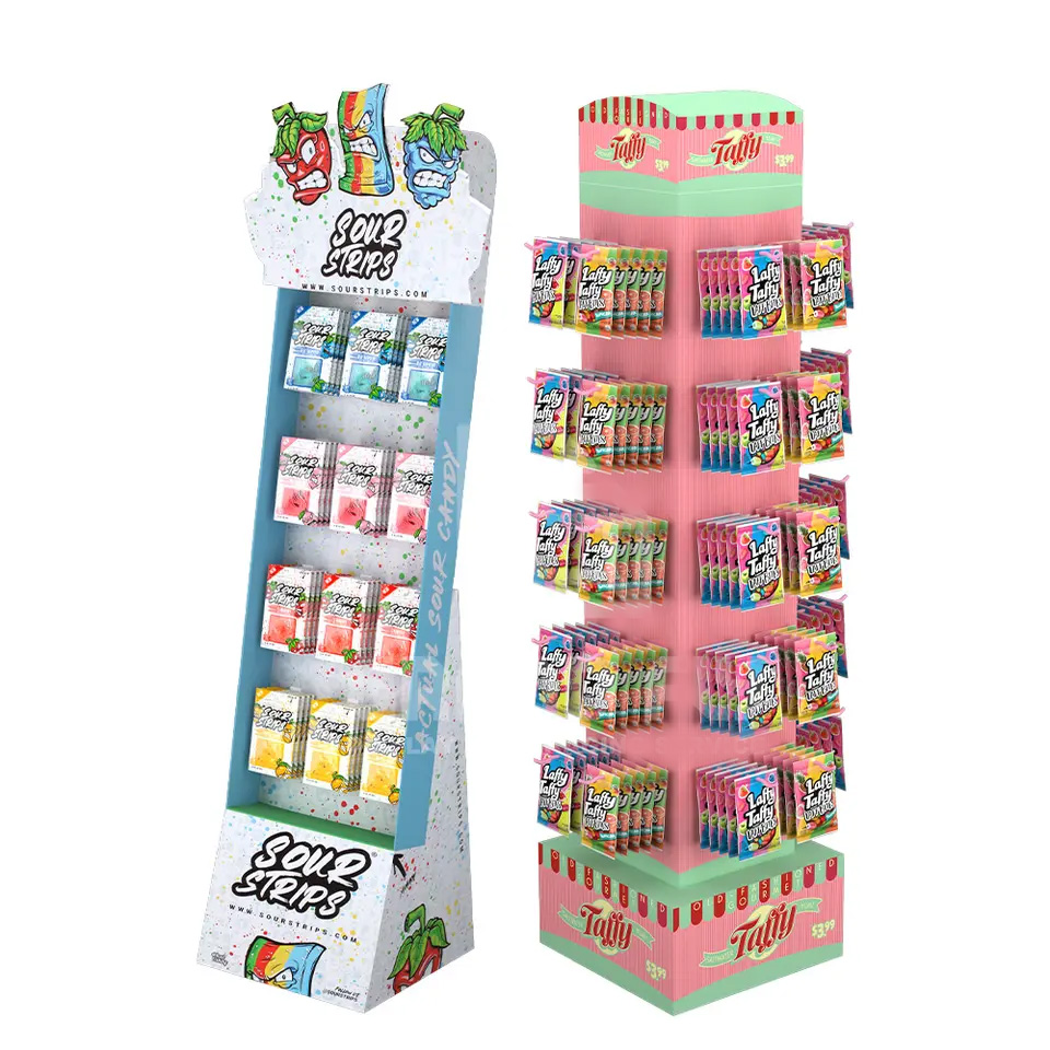 ILove verpakking op maat gemaakte papieren vloeren displays 7