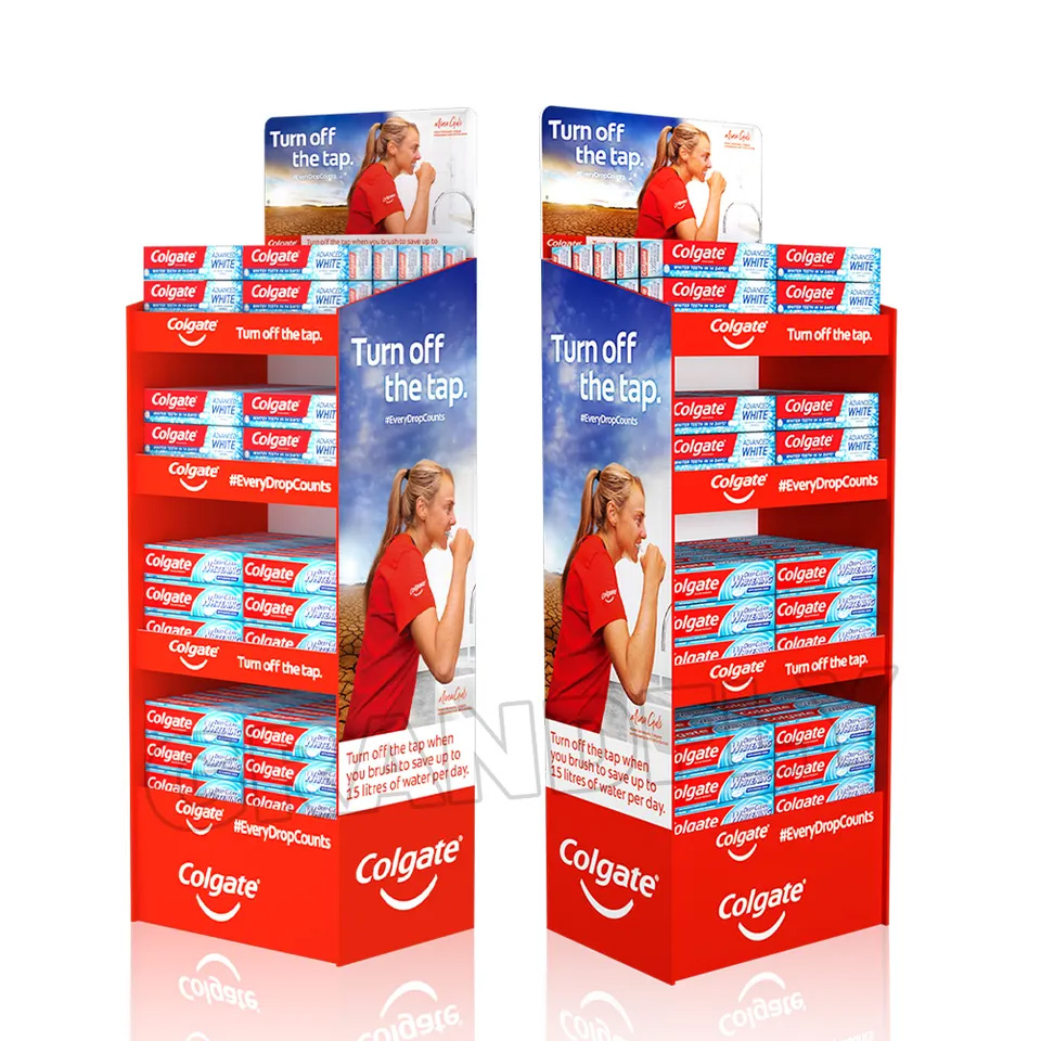 ILove verpakking op maat gemaakte papieren vloeren displays 6