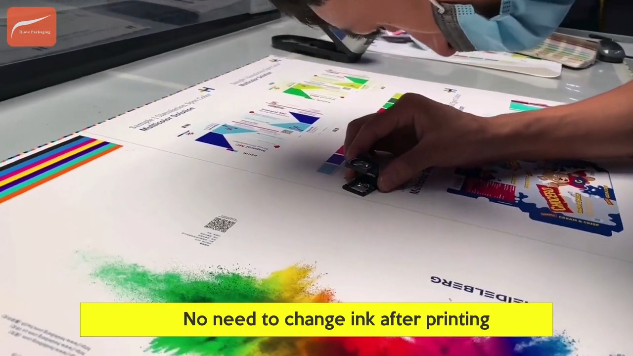 Hoe we de printkleur beheren -Spot Kleur#Heidelberg Smart Toning 6