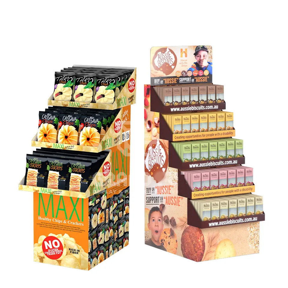 ILove verpakking op maat gemaakte papieren vloeren displays 8