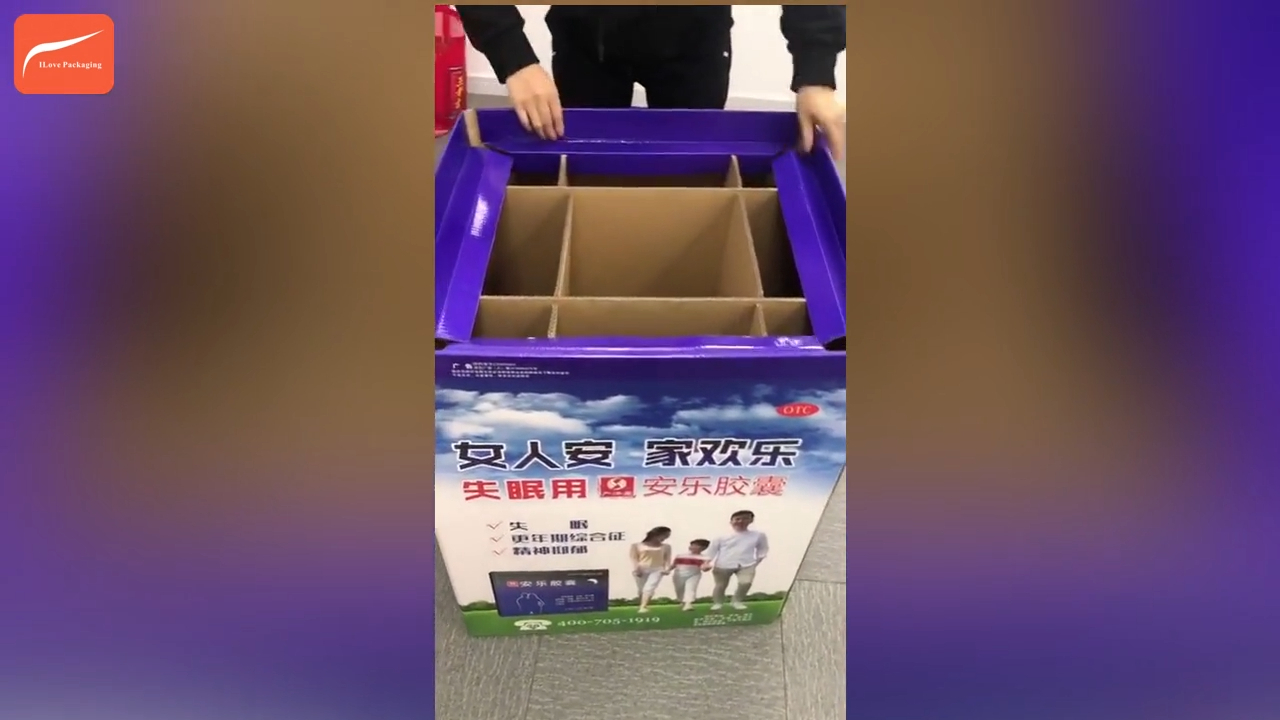 I Love Packaging Customize Stack Display Factory 1