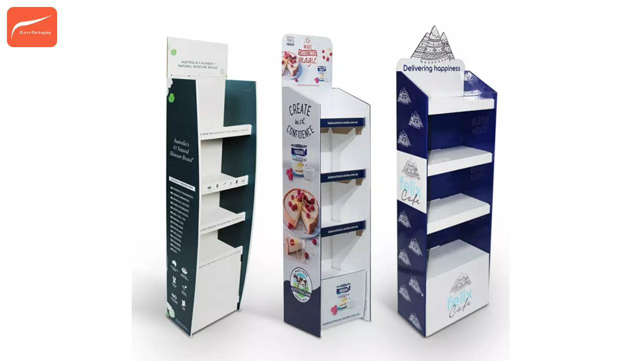 Aangepast kartonnen display voor bakken, drankje, boek 3