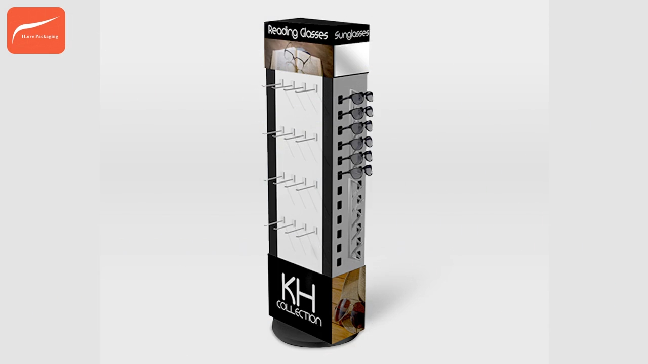 Sunglasees Cardboard Display ILP Custom Logo and Size Printing 1