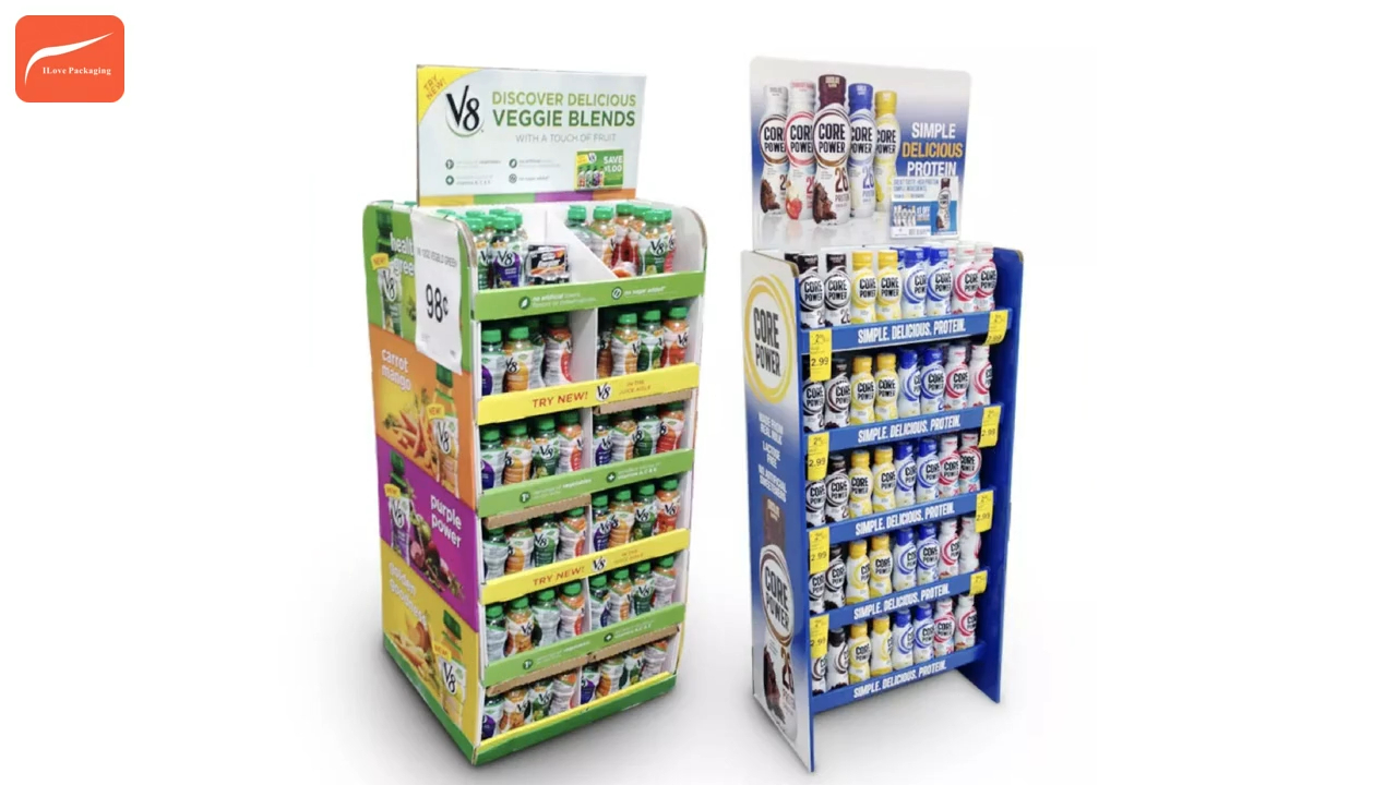 Aangepast kartonnen display voor bakken, drankje, boek 5