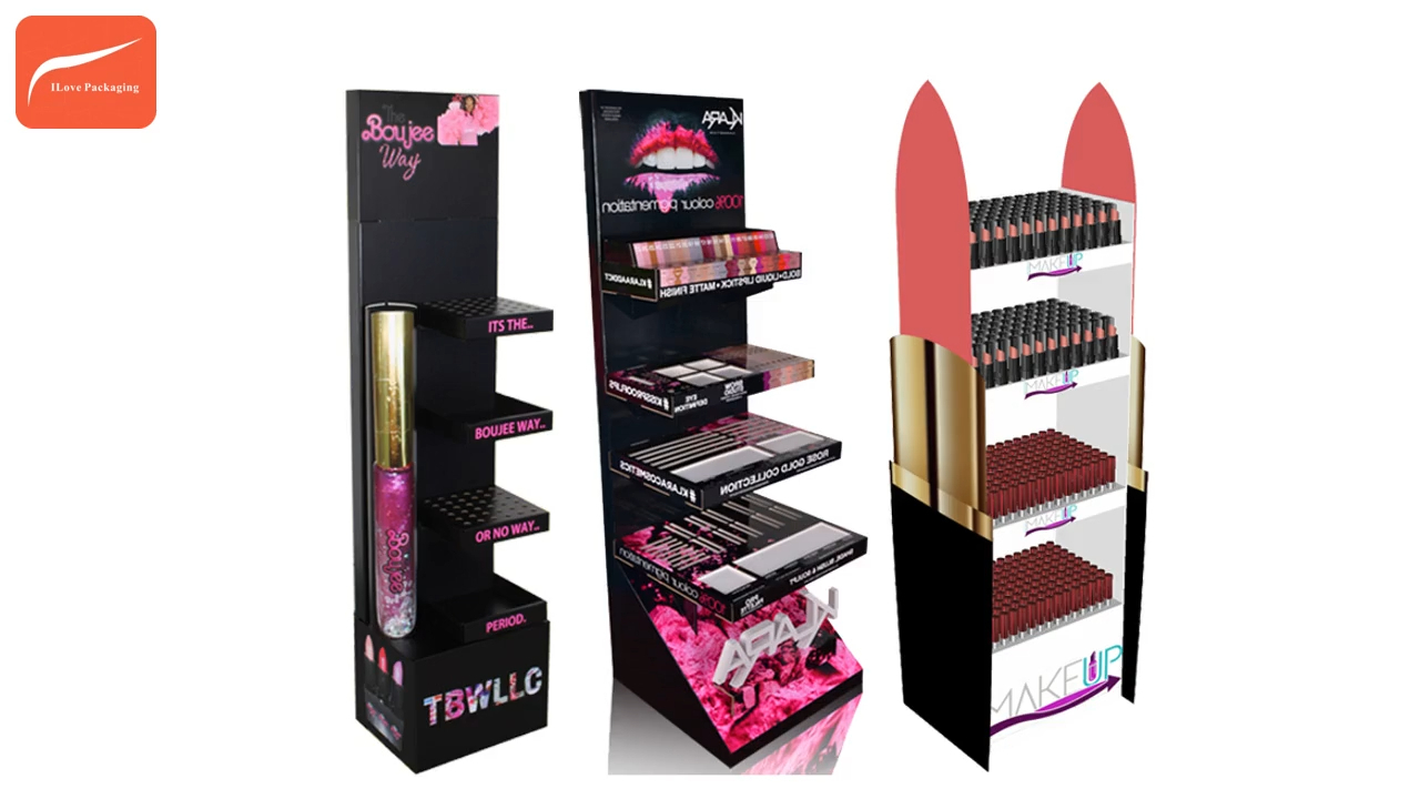 ILP custom cardboard displays for cosmetic and eletronics 1