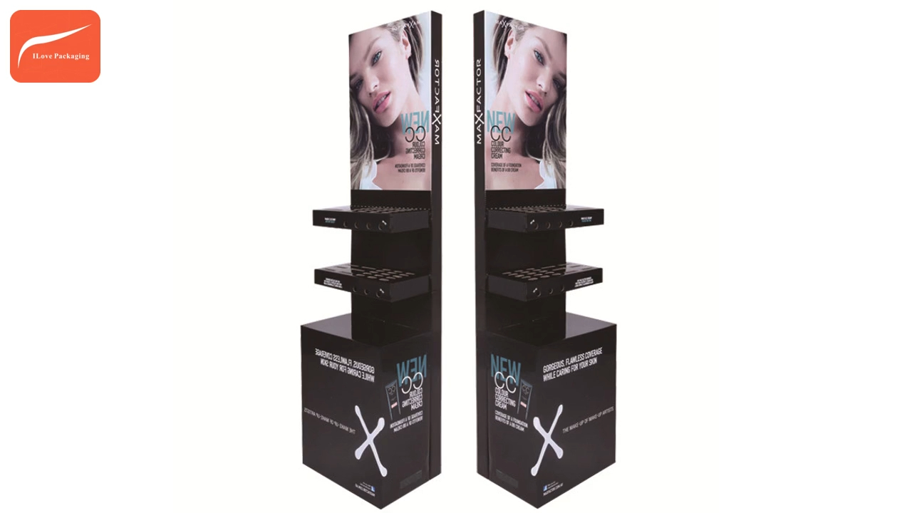 ILP aangepaste kartonnen displays voor cosmetische en elektronica 7