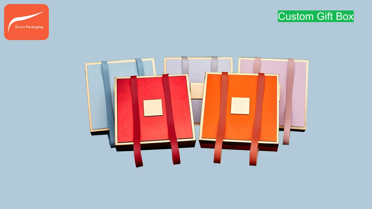 Ik ben dol op het verpakken van aangepaste papiercadeau -doos 3