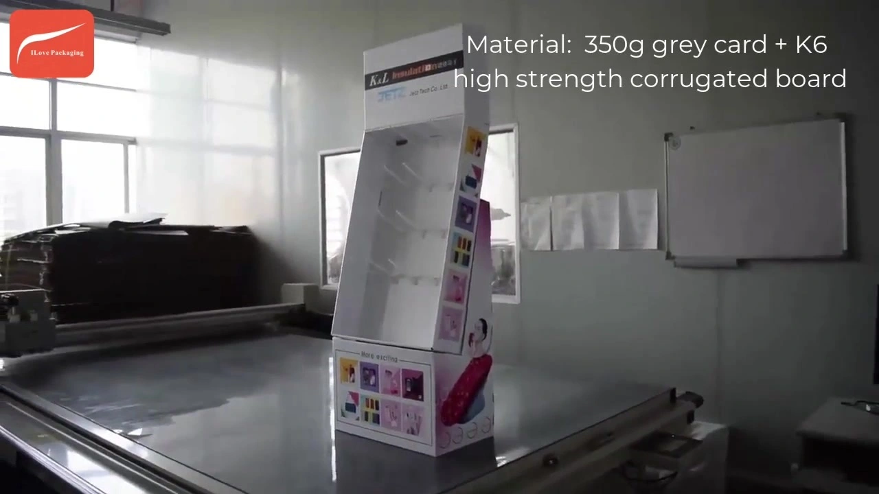I Love Packaging Custom POP Corrugated Floor Display 1