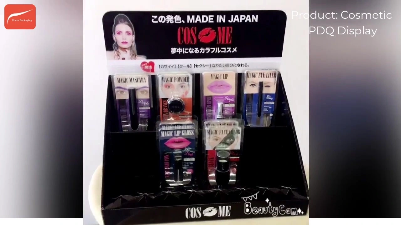 I Love Packaging Custom Cosmetic PDQ Display Box 1