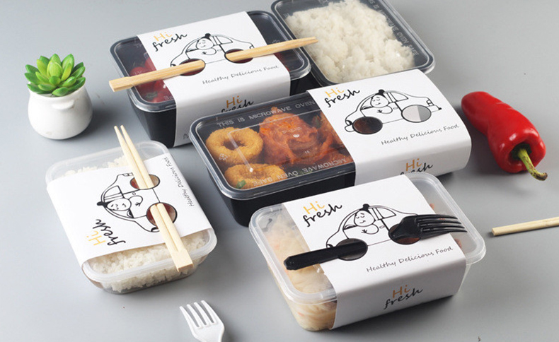 ILP Custom Packaging Sleeve for Takeaway Lunch Box Wholesale 10