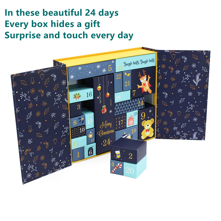Aangepaste kerstcadeaubox met multi-compartiment blinde doos verrassing 2
