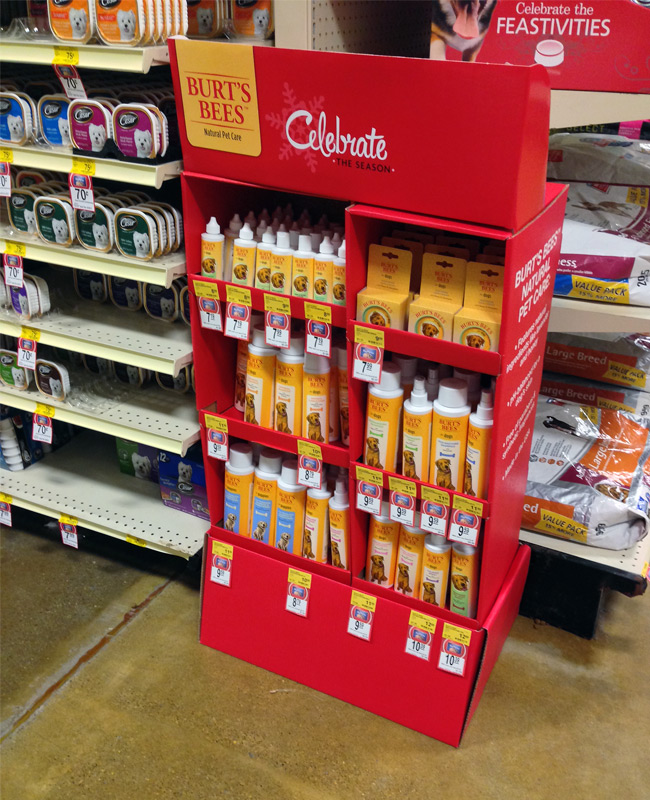 Aangepaste kartonnen display Stand Supermarket Pop Floor Display 3