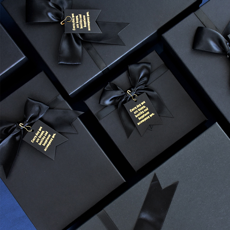 I LOVE PACKAGING Hot sale cosmetic lipstick perfume packaging box double open Valentine's Day gift box with bow 6