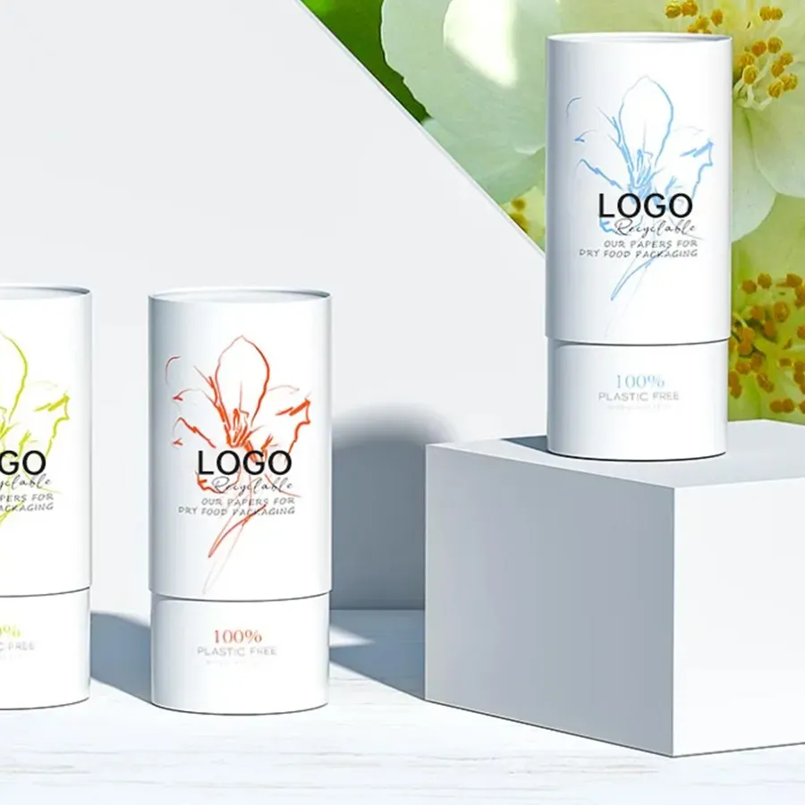 Ik ben dol op het verpakken van aangepaste kraftpapierbuisdoos voor cosmetische groothandel thee -doos 3