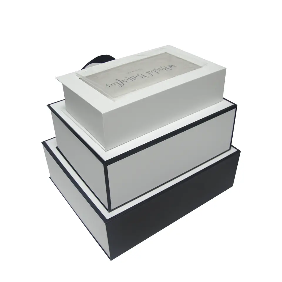 I Love Packaging Custom Greyboard Gift Paper Box with Ribbon 4