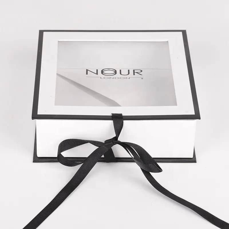 I Love Packaging Custom Greyboard Gift Paper Box with Ribbon 5