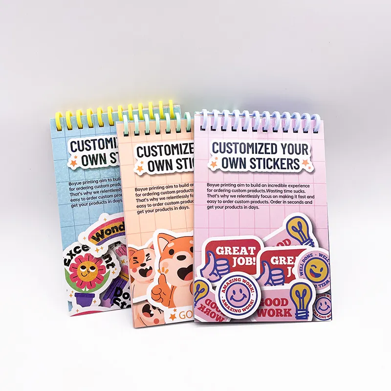 Ik ben dol op verpakking aangepaste stickerboeken afdrukken van kinderen activiteitenbeloningen herbruikbaar 1