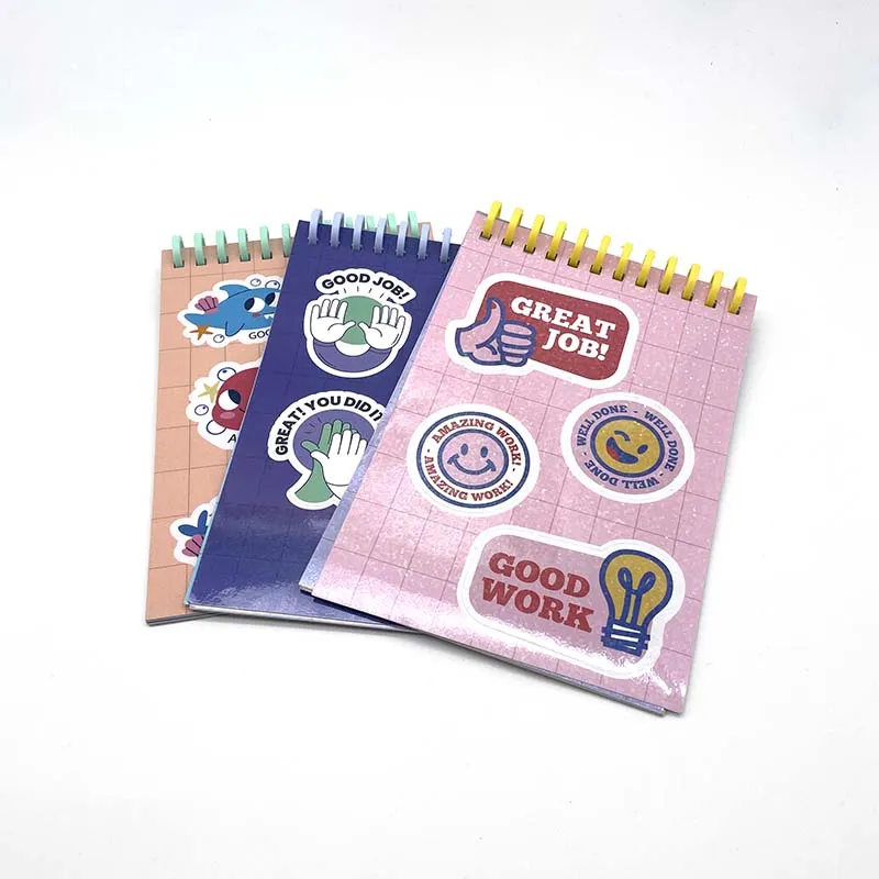 Ik ben dol op verpakking aangepaste stickerboeken afdrukken van kinderen activiteitenbeloningen herbruikbaar 5