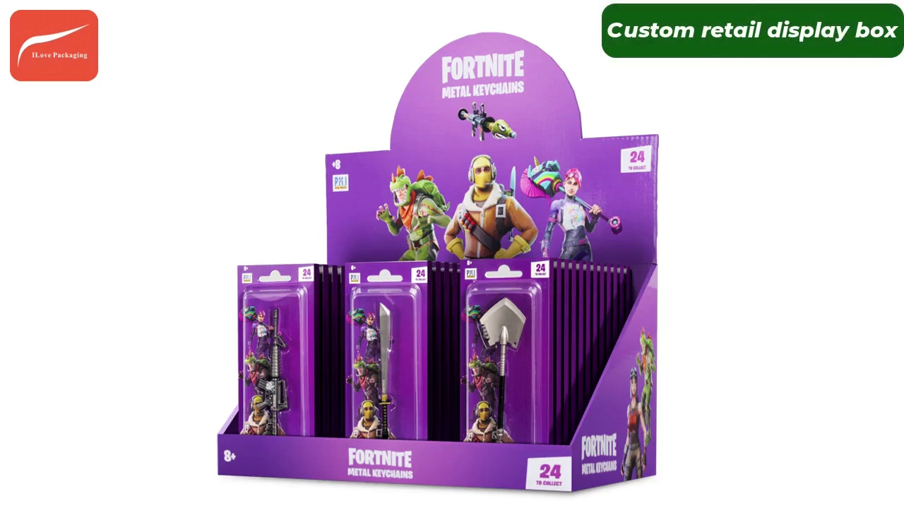 China Ik ben dol op verpakkingsbedrijf Custom Cardboard Retail Ready Box 3