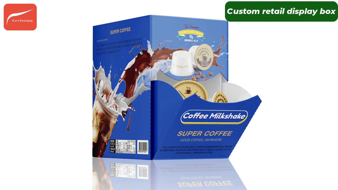 China Ik ben dol op verpakkingsbedrijf Custom Cardboard Retail Ready Box 4