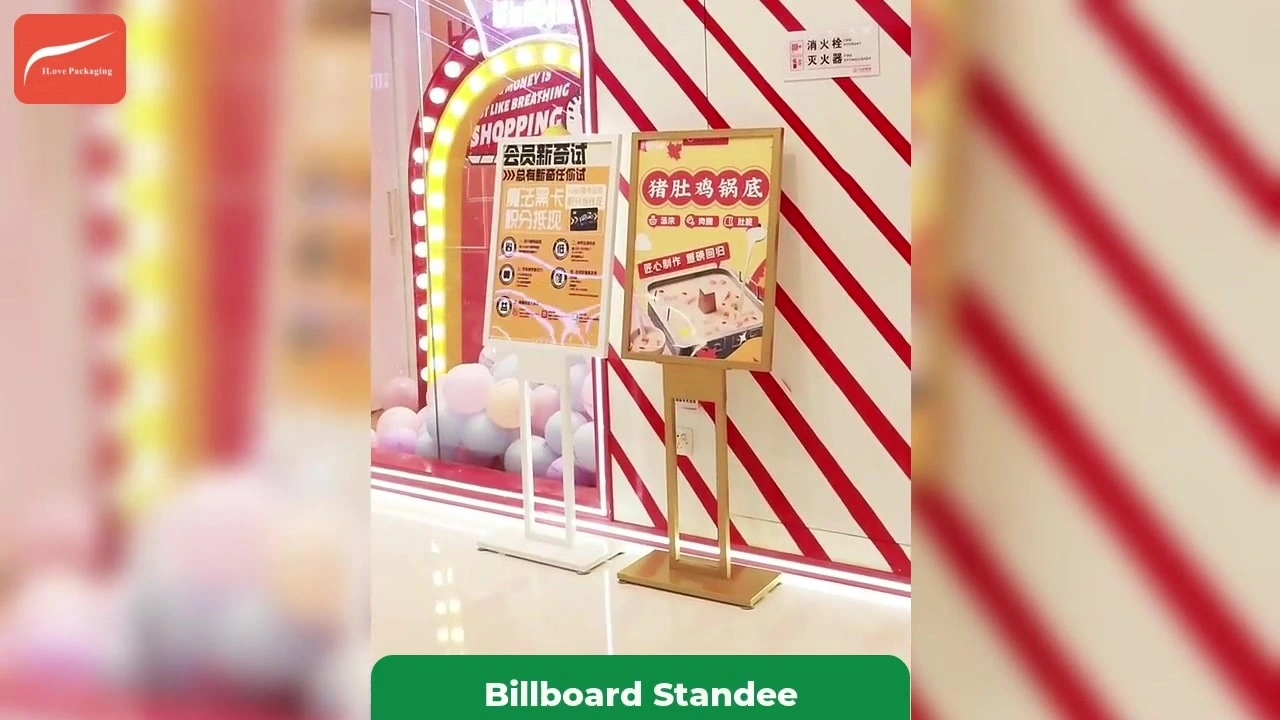 I Love Packaging Custom KT Board Metal Display 1
