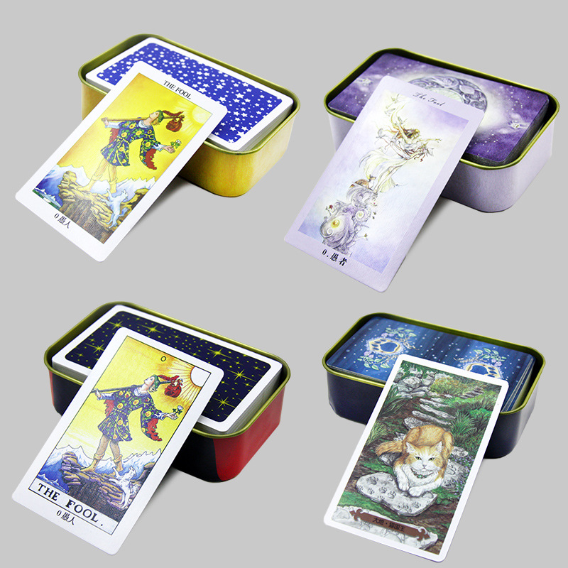 China Factory Ik ben dol op verpakking aangepaste yoga -pose -kaarten tarotkaarten 3