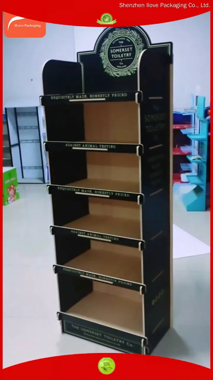 Custom free standing cardboard displays for business | Ilove Packaging 1