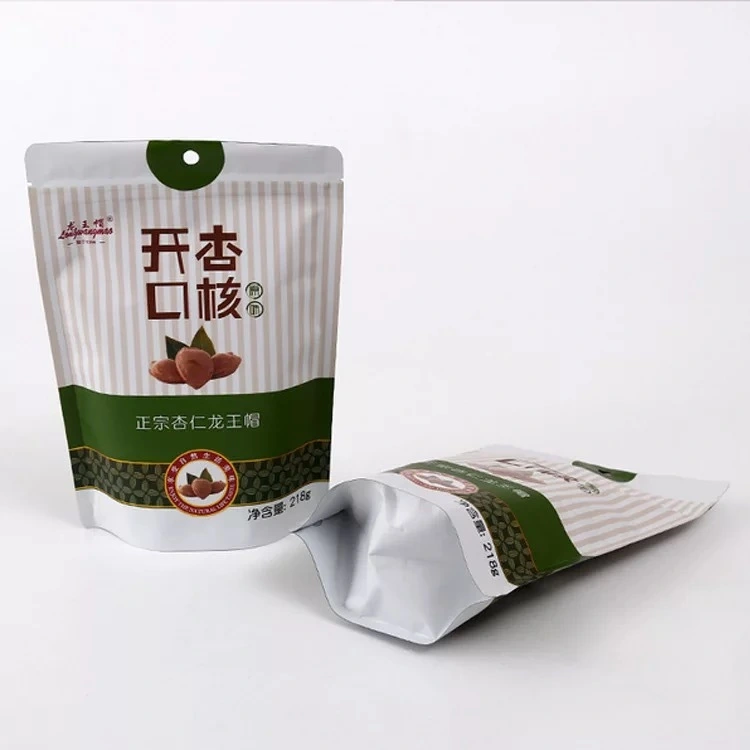 The new style accepts custom printing re-sealable slider self-sealing plastic packaging bag fish feed food packaging bag 1