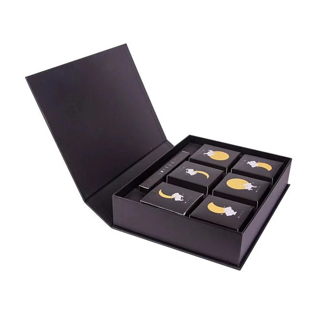 Customized Christmas Cosmetics Food Black Large Packaging Gift Box Hot Selling Product 1