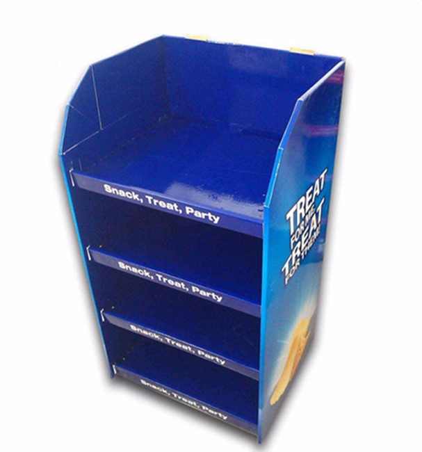 Plastic corrugated cardboard products, cosmetics, mobile phones, food, supermarkets, beverages, candy, promotional display stand 6