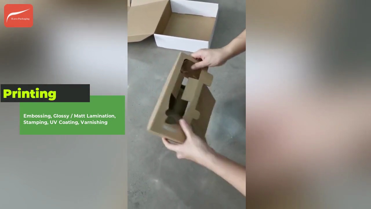 Ik ben dol op het verpakken van aangepaste rett -mailer verzender doos met papierinzet een golfverpakking 3