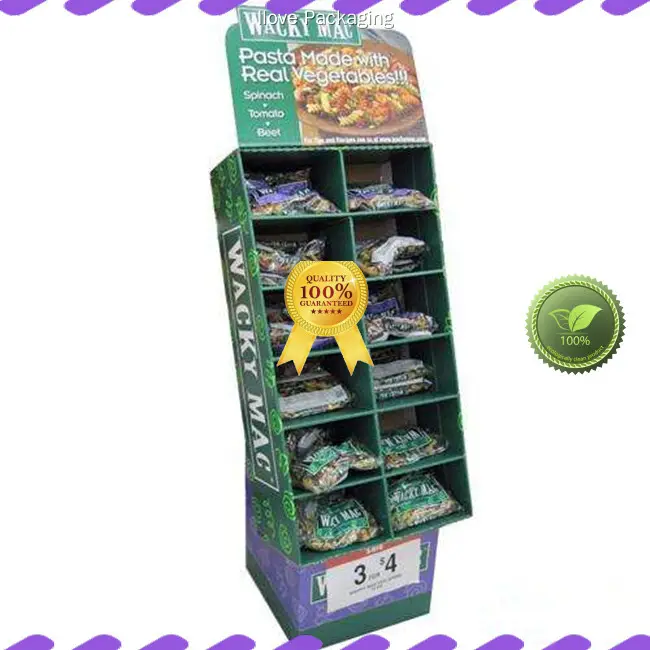Custom cardboard display for floor company Manufacturer | Ilove Packaging 1