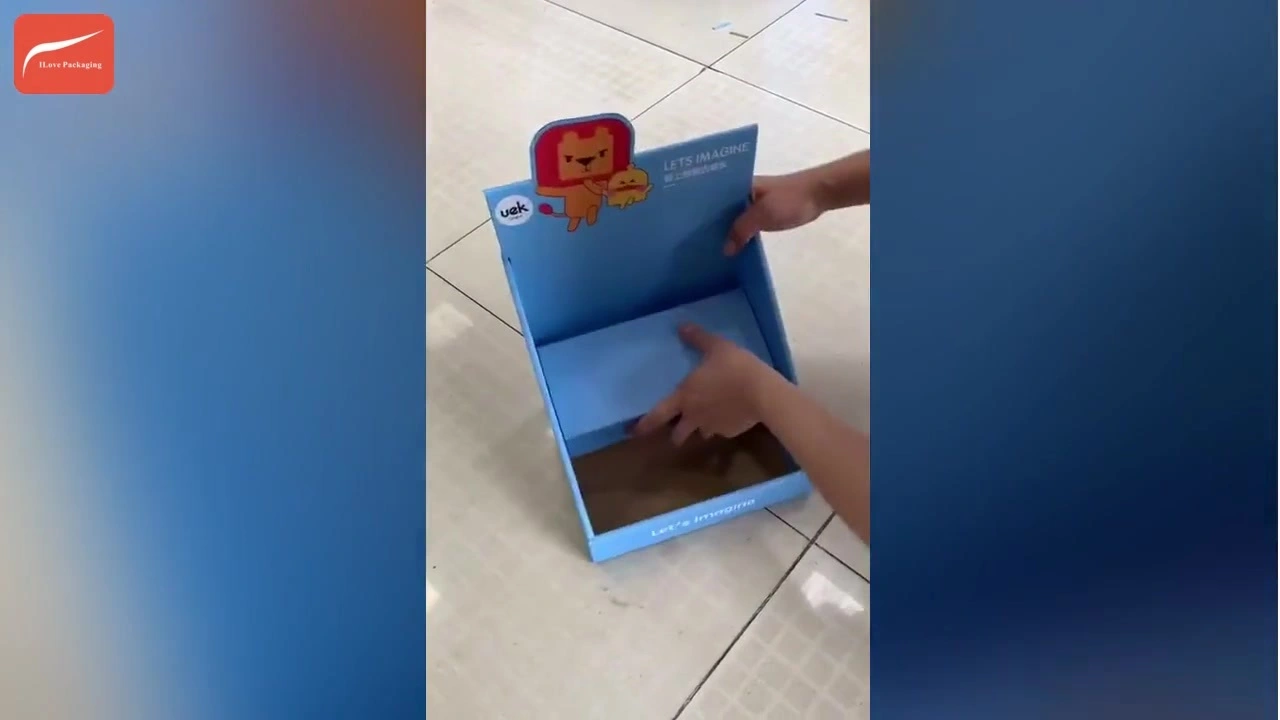 I Love Packaging Custom PDQ Display Box Corrugated Manufacturer 1