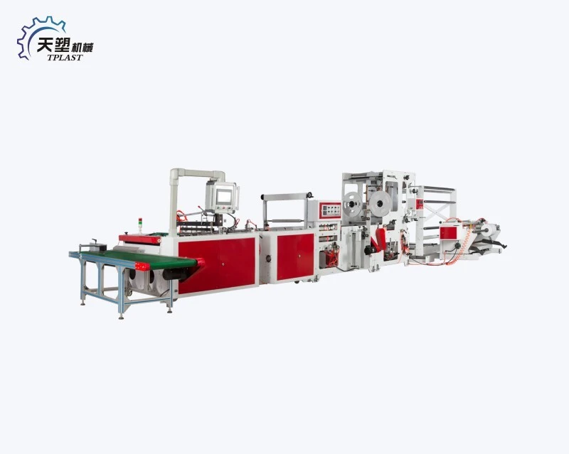 Fully Automatic Plastic Hand Bag Making Machine(FourFunctions) 1